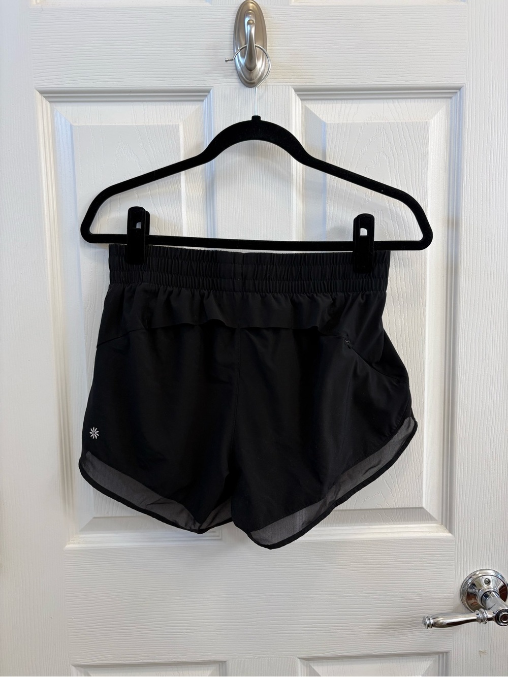 LIKE NEW ATHLETA MESH RACER RUN SHORT 4” SIZE XS